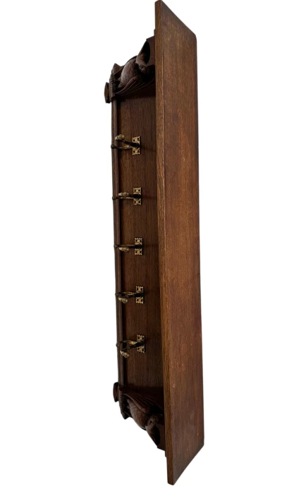 Arts & Crafts Wall Coat Rack by Kobus de Graaff, 1900s